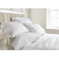 Hotel Premium 100% Sateen Cotton Flat Fitted Sheet White